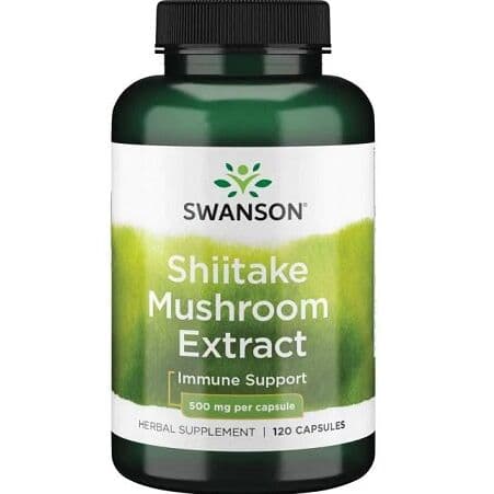 Shiitake Mushroom Extract, 500mg - 120 capsules