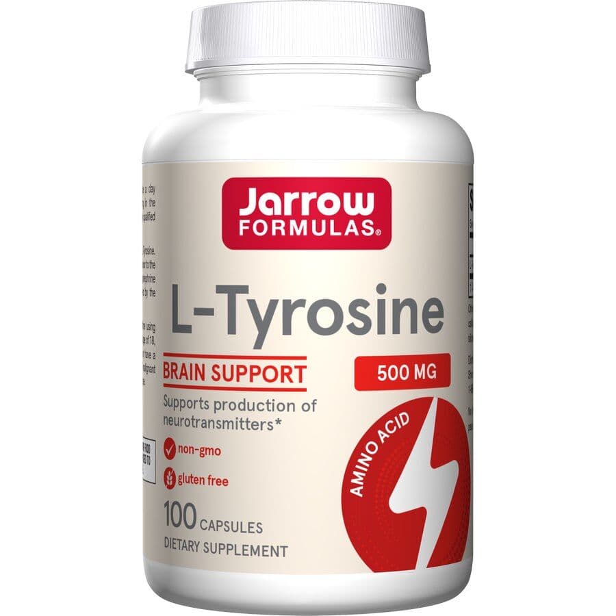 L-Tyrosine, 500mg - 100 capsules