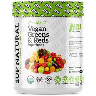 1Up Nutrition - Organic Vegan Greens & Reds Superfoods
