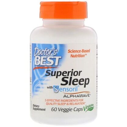 Doctor's Best - Superior Sleep - 60 vcaps