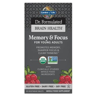 Garden of Life - Dr. Formulated Memory & Focus for Young Adults - 60 vegetarian tabs