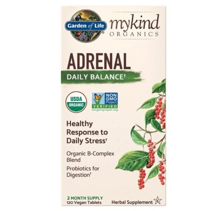 Garden of Life - Mykind Organics Adrenal Daily Balance - 120 vegan tabs