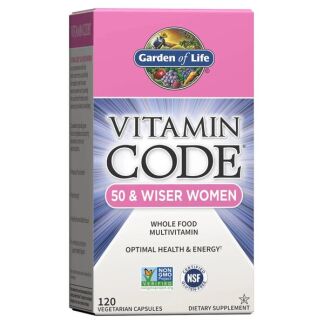 Garden of Life - Vitamin Code 50 & Wiser Women - 120 vcaps