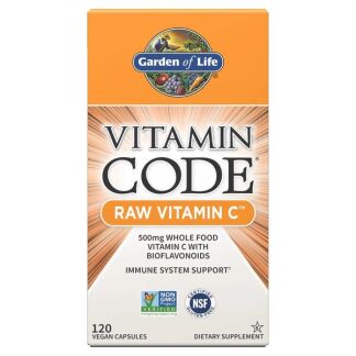 Garden of Life - Vitamin Code Raw Vitamin C - 120 vegan caps