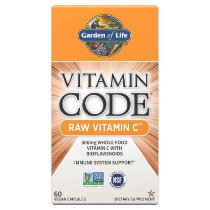 Garden of Life - Vitamin Code Raw Vitamin C - 60 vegan caps