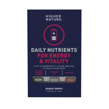 Higher Nature - Daily Nutrients for Energy & Vitality - 28 days' supply (tabs)