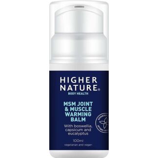 Higher Nature - MSM Joint & Muscle Warming Balm - 100 ml.