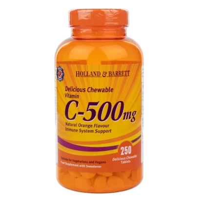 Holland & Barrett - Chewable Vitamin C with Rose Hips