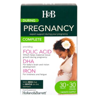 Holland & Barrett - During Pregnancy Complete Dual Pack - 30 tablets & 30 capsules