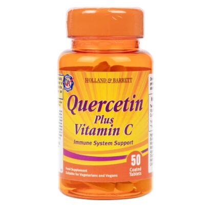 Holland & Barrett - Quercetin plus Vitamin C - 50 caplets