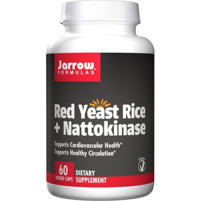 Jarrow Formulas - Red Yeast Rice + Nattokinase - 60 vcaps