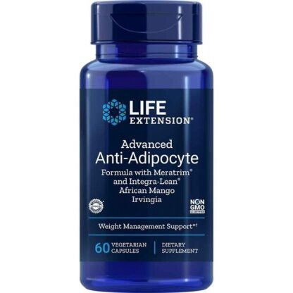 Life Extension - Advanced Anti-Adipocyte Formula with Meratrim and Integra-Lean African Mango Irvingia - 60 vcaps