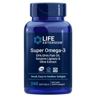 Life Extension - Super Omega-3 EPA/DHA with Sesame Lignans & Olive Extract - 240 softgels