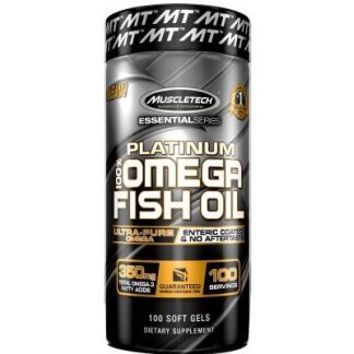 MuscleTech - Platinum 100% Omega Fish Oil - 100 softgels