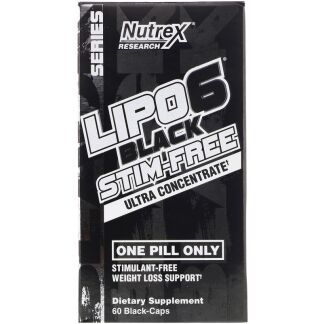 Nutrex - Lipo-6 Black Ultra Concentrate Stim-Free - 60 caps