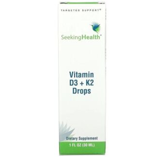 Seeking Health - Vitamin D3 + K2 Drops - 30 ml.