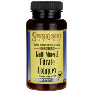 Swanson - Multi-Mineral Citrate Complex - 60 caps