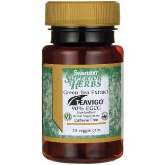 Swanson - Teavigo Green Tea Extract 90% EGCG - 30 vcaps