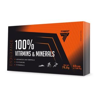 Trec Nutrition - Enudrance 100% Vitamins & Minerals - 60 caps