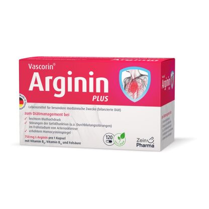 Zein Pharma - Vascorin Arginin Plus - 120 caps