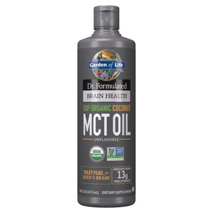 Dr. Formulated Organic Brain Health MCT Oil - 473 ml.